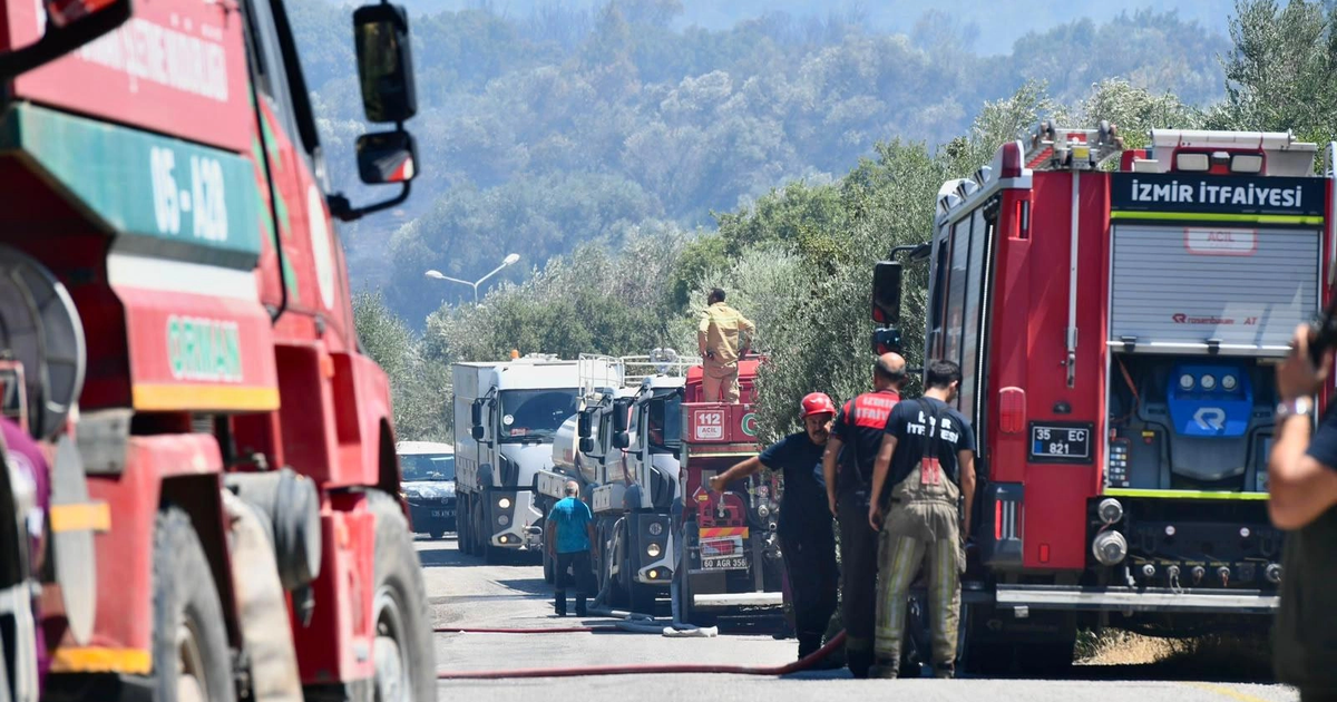 Izmir itfaiyesi alevlere karsi nobette XltNpTZc